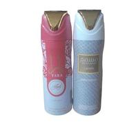Shein PACK 2 UNIADES - DESODORANTES PARA MUJER - YARA CANDY , MUSAMAM WHITE 200 ML - LATTAFA SET 2 UNI