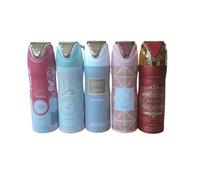 Shein PACK 5 UNIADES - DESODORANTES PARA MUJER - MUSAMAM WHITE , YARA ROSA 200 ML , YARA CANDY 200 ML , BADEE ROJO , SHAHD - LATTAFA SET 5 UNI