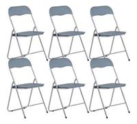 Shein Pack 6 Sillas Plegables Acolchadas Basic 44x46x79cm 7house