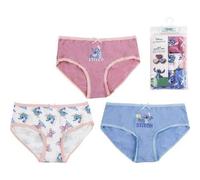 Shein Pack Braguitas Disney para Niñas Con Diseño de Personajes Como Minnie, Stitch - Ropa Interior Infantil de Algodón Suave y Transpirable - Pack de Bragu