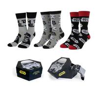 Shein Pack Calcetines 3 Piezas Star Wars con Diseño Únicos - Lote de Calcetines para Niños y Niñas, Cómodos, Suaves y Resistentes para Uso Diario, Ideales p