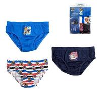 Shein Pack Calzoncillos Paw Patrol Para Niños - Ropa Interior Infantil de Algodón Suave y Transpirable Con Cintura Elástica - Pack de Calzoncillos Con Costu
