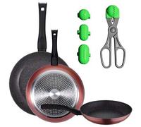 Shein PACK DE 3 SARTENES Ã20/24 y 28 cms + UTENSILIO MULTIUSOS LA CROQUETERA CON 4 MOLDES