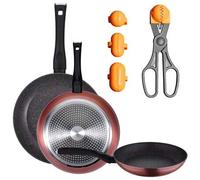 Shein PACK DE 3 SARTENES Ã20/24 y 28 cms + UTENSILIO MULTIUSOS LA CROQUETERA CON 4 MOLDES