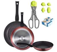 Shein PACK DE 3 SARTENES Ã20/24 y 28 cms + UTENSILIO MULTIUSOS LA CROQUETERA CON 4 MOLDES CON 40 BANDEJAS DE CONSERVACIÃN. EnvÃo gratuito en 24/48 horas