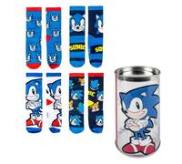 Shein Pack de 4 Calcetines diseño Sonic Talla 35-38.Envió gratis 24/72h.