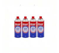 Shein Pack de 4 Cartuchos de Gas Butano Qbak - Recambio Gas Propano para Cocina Portátil, Hornillo, Soplete, Soldador, Camping | Cartucho desechable