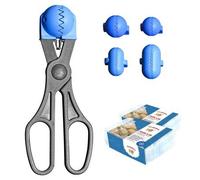 Shein Pack utensilio multiusos con 4 moldes intercambiables color azul + 40 bandejas de conservación - La croquetera: patentado y fabricado en España. Env