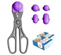 Shein Pack utensilio multiusos con 4 moldes intercambiables color morado + 40 bandejas de conservación - La croquetera: patentado y fabricado en España. E