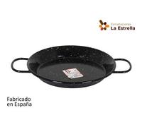 Shein Paellera Valenciana Jaspeada 26Cm 2 Raciones Acero Vitrificado Diseño Clásico Valenciano y Distribución Uniforme al Calor | Paellera Valenciana con Su