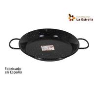 Shein Paellera Valenciana Jaspeada 28Cm 3 Raciones Acero Vitrificado Diseño Clásico Valenciano y Distribución Uniforme al Calor | Paellera Valenciana con Su