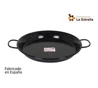 Shein Paellera Valenciana Jaspeada 34Cm 6 Raciones Acero Vitrificado Diseño Clásico Valenciano y Distribución Uniforme al Calor | Paellera Valenciana con Su