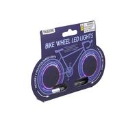 Shein Paladone Luces LED para ruedas de bicicleta - Set de dos tapas de aire coloridas, 7 modos de parpadeo, decoración y nocturna, regalo para ciclistas