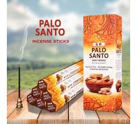 Shein Palo Santo, Manojo de Varitas de Incienso de Salvia Blanca - Caja pequeña de 20 piezas | Fragancias a base de plantas, sin plumas | Aromas surtidos pa