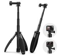 Shein Palo selfie con trípode de liberación rápida miniTELESIN, portátil y ajustable en longitud para cámaras de acción GoPro, Insta360, DJI Osmo