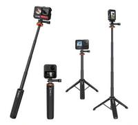 Shein Palo selfie extensible con trípode para Insta360 X3, accesorio para GoPro Max Hero 10 9 8 7 6 5 4, Osmo Action, Insta 360 One R y talla grande cámaras