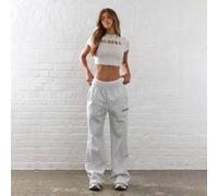 Shein Pantalón de chándal de pierna ancha con eslogan, casual para vacaciones, aeropuerto, verano, lindo, pádel, tenis, pickleball, vuelta al colegio, vacac