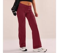 Shein Pantalón jogger recto con detalle de diamantes, cordón ajustable, para uso deportivo en pádel, tenis, pickleball