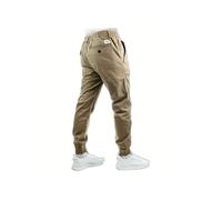 Shein Pantalon Largo Reflex Rib para Hombre en color Beige â Entrega 24/72h a España (penÃnsula)