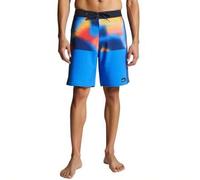 Shein Pantalones cortos estilo "Highline Arch" para hombres - Bermudas con efecto tie-dye de verano, cordón, color contrastante, estilo casual y suelto para