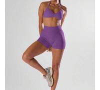 Shein Pantalones cortos mini de cintura alta cómodos y activos para entrenamiento, gimnasio, correr, club de running, pádel, tenis, pickleball