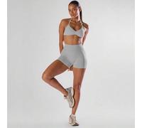 Shein Pantalones cortos mini de cintura alta, cómodos y activos para entrenamiento, gimnasio, correr, club de running, pádel, tenis, pickleball