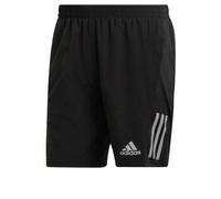 Shein Pantalones cortos Own The Run para hombre, color negro/plateado reflectante, talla L 9 pulgadas
