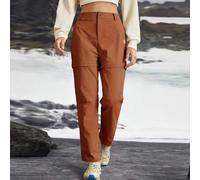 Shein Pantalones de mujer para senderismo, camping y uso urbano con 2 secciones desmontables, pantalones de senderismo para mujer, pantalones exteriores, pa