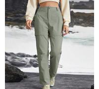 Shein Pantalones de senderismo desmontables de 2 secciones para mujer para camping, trekking, traslados