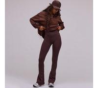 Shein Pantalones de yoga con cintura alta y campana, leggings para actividades como pádel, tenis y pickleball