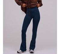 Shein Pantalones de yoga de cintura alta con ajuste ceñido y acampanado, pantalones de activewear, pantalones, mallas para pádel, tenis, pickleball, gimnasi