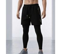 Shein Pantalones deportivos para hombre 2 en 1 con forro, elásticos de secado rápido para correr, entrenamiento y baloncesto - Guía de regalos del Día del P