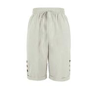 Shein Pantalones rectos casuales de unicolor con cintura elástica, cordón, bolsillo delantero y pliegues, de tela gris, versátiles para ocio, uso diario, ho