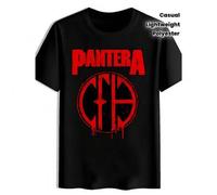 Shein Pantera Band music T-shirt made of high quality cotton, soft to the touch, classic fit, minimalist and comfortable for all day wear.