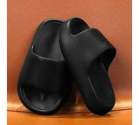 Shein Pantuflas de verano para niños, pantuflas suaves y gruesas de uso casual para niños y niñas para usar en casa o en el baño, con suela antideslizante