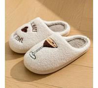 Shein Pantuflas Espresso Martini Siempre es hora del Tini | Pantuflas esponjosas y cómodas para fiesta, despedida de soltera, regalo para mamá e hija