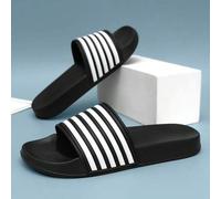 Shein Pantuflas para hombre talla grande 36-50, zapatos casuales para exteriores, pantuflas ligeras antideslizantes para el hogar, sandalias duraderas y tra