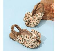 Shein Pantuflas para niños de primavera/otoño, adecuadas para niños y niñas, para uso en interiores, a juego entre padres e hijos, pantuflas de tela para be