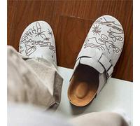 Shein Pantuflas slip-on para hombres, planas, antideslizantes, cómodas para uso interior/exterior. Por favor, pida una talla talla grande grande ya que es p