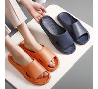 Shein Pantuflas unisex silenciosas de EVA, pantuflas para volver a la escuela, pantuflas de interior antideslizantes y resistentes al olor para hombres y mu