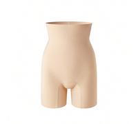 Shein Pantys moldeadores tipo short de tiro alto con efecto suavizante y control del abdomen, ropa interior cómoda para control de la cintura en color piel