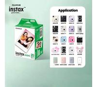 Shein Papel fotográfico universal Mini Polaroid, 20 hojas, calidad de imagen, borde blanco clásico, compatible con todos los modelos 7+/11/12/40/41/90/Evo,