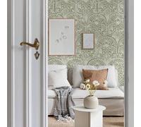 Shein Papel tapiz autoadhesivo y removible con arcos estilo bohemio DECO ARCHES para decoración del hogar, arte de pared, decoración de habitaciones, pegati