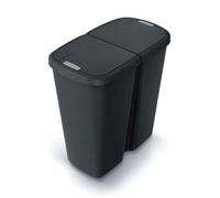 Shein Papelera con 2 tapas independientes color negro KEDEN de 45L. Envío gratias en 24/72h
