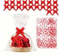 Shein Paquete de 10/20 bolsas de envasado de almacenamiento con película termorretráctil de PVC, bolsas de envasado selladas al por menor, bolsas de plástic