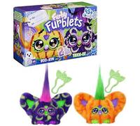 Shein Paquete de 2 Furblets Fierce & Fabulous Furby, Greenie-Meanie y May-May con 45 sonidos cada uno, juguetes de peluche electrónicos para niñas y niños d