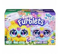 Shein Paquete de 2 Furblets Fierce & Fabulous Furby, Greenie-Meanie y May-May con 45 sonidos cada uno, juguetes de peluche electrónicos para niñas y niños d