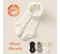 Shein paquete de 3/1 Mallas cálidas para niñas, Leggings térmicos gruesos de unicolor, Pantalones de estiramiento clásicos y versátiles, suaves y cómodos, A