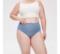 Shein Paquete de 3 bragas de cintura alta suavizante talle plus para mujer - Ropa interior - Conjunto de bragas - Secado rápido - Estilo yoga