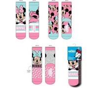 Shein paquete de 3 pares de calcetines de Minnie con licencia oficial - 3 calcetines de diseño único y licencia oficial, cómodos y duraderos - Talla de calc